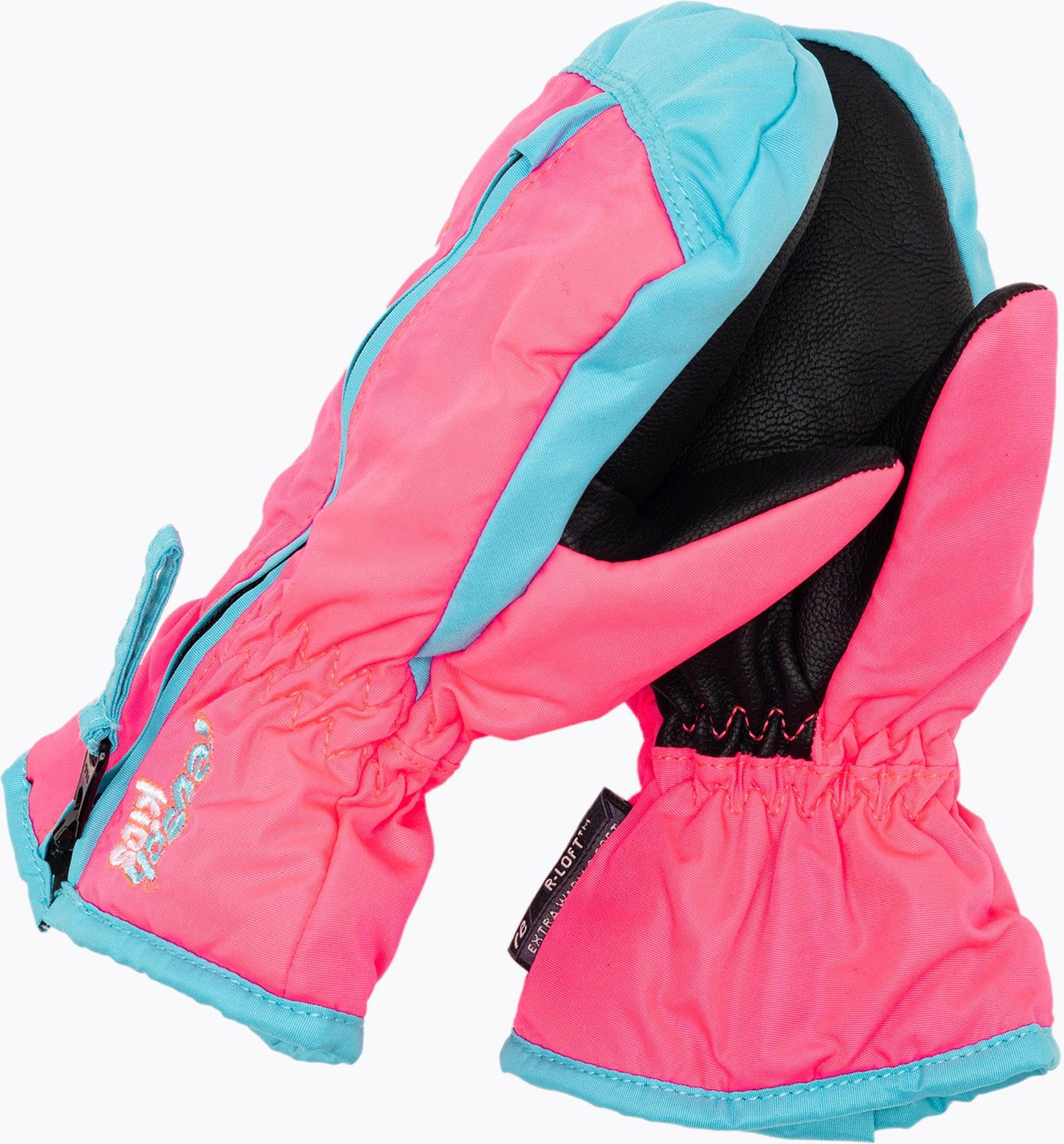Moufles REUSCH Ben Mitten – Noir/Rose – Taille 0 – Neuves Avec étiquettes