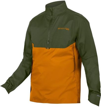 Kurtka Rowerowa Endura Mt500 Lite Pullover Zielony-Pomarańczowy / Rozmiar: M