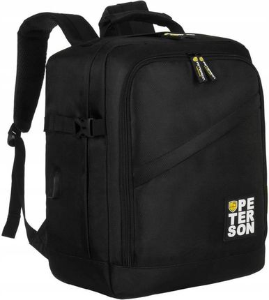 Plecak podróżny Peterson [DH] PTN PLG-02-T czarny