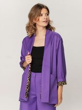 Zdjęcie Fioletowa narzutka typu oversize - Środa Wielkopolska