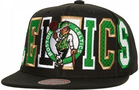 Mitchell &amp; Ness czapka z daszkiem Varsity Bust Snapback Boston Celtics HHSS6461-BCEYYPPPBLCK