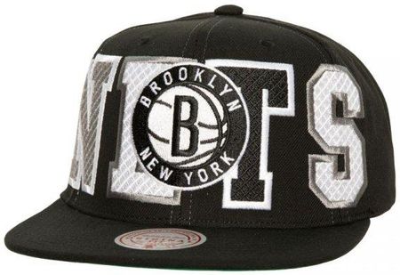 Mitchell &amp; Ness czapka z daszkiem Varsity Bust Snapback Brooklyn Nets HHSS6461-BNEYYPPPBLCK