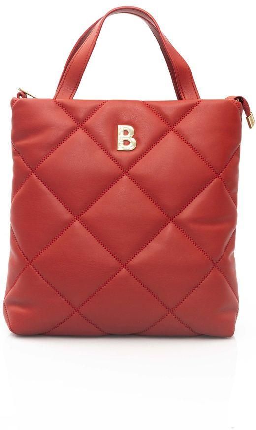 Baldinini Trend Red Leather Women Handbag