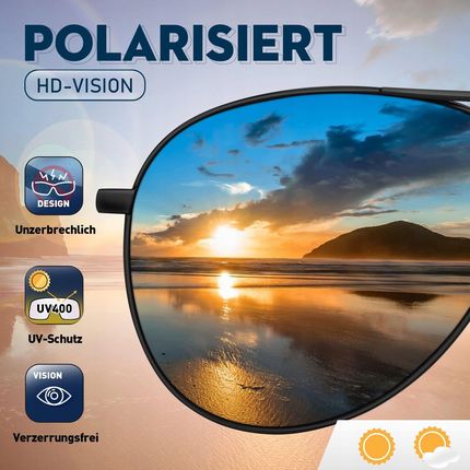 wearPro Okulary Przeciwsłoneczne Czarne, UV400 Vi - zdjęcie 2