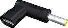 Adapter USB gniazdo USB-C-wtyk DC3,0/5,5