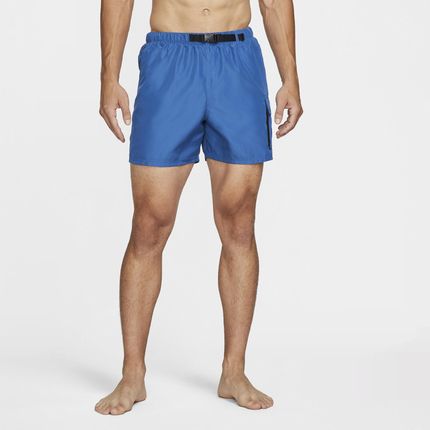 Łatwe do spakowania męskie spodenki kąpielowe z paskiem 12,5 cm Nike - Niebieski