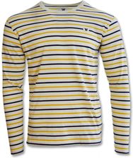 Bluza męska Longsleeve Wood Wood Mel stripe Off -10235404-2323
