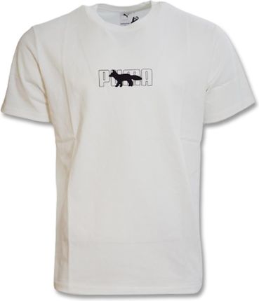 Koszulka męska T-shirt PUMA x MAISON KITSUNE Oversized Tee - 530434-02