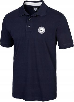 MERCEDES koszula koszulka polo t-shirt XXL granatowa