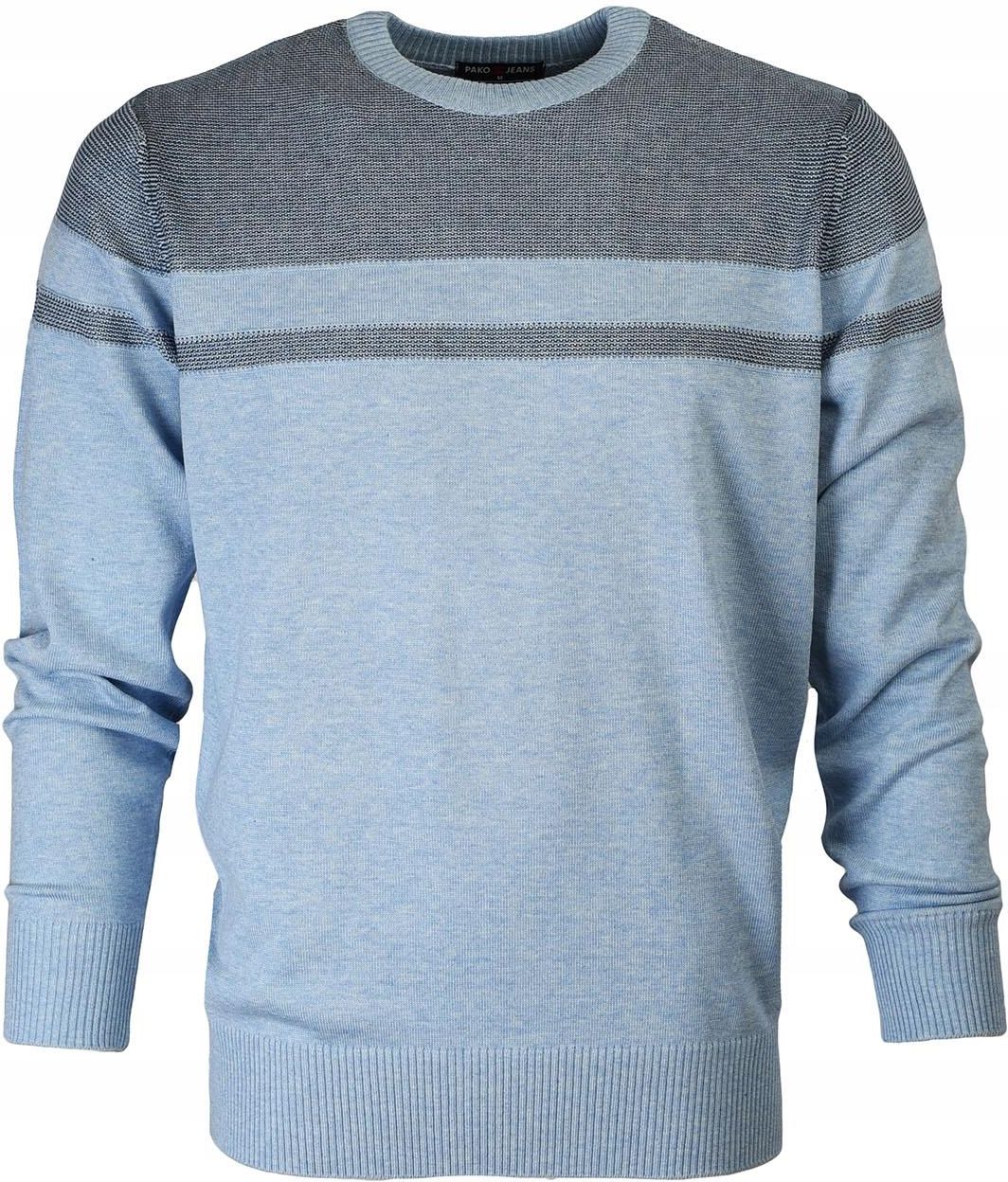 Sweter męski Solid klasyczny Błękit XL - Ceny i opinie - Ceneo.pl