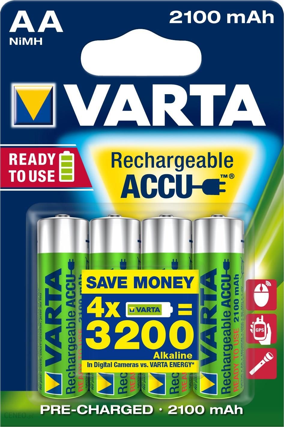  Varta Rechargeable Power Accu R6 2100 mAh (BAVA56706)
