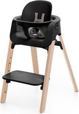 Zdjęcie Stokke Krzesełko Steps Z Baby Set Black / Natural - Nowy Dwór Mazowiecki