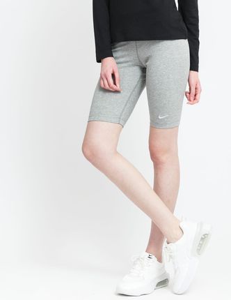 Nike NSW Essential Medium-Rise Biker Shorts Dk Grey Heather/ White