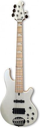 Lakland Skyline 55-02 Custom Bass, 5-String - White Pearl Gloss gitara basowa