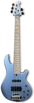 Lakland Skyline 55-02 Custom Bass, 5-String - Ice Blue Metallic Gloss gitara basowa