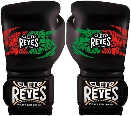 Cleto Reyes Rękawice Bokserskie Velcro Sparring Gloves Black Mexican