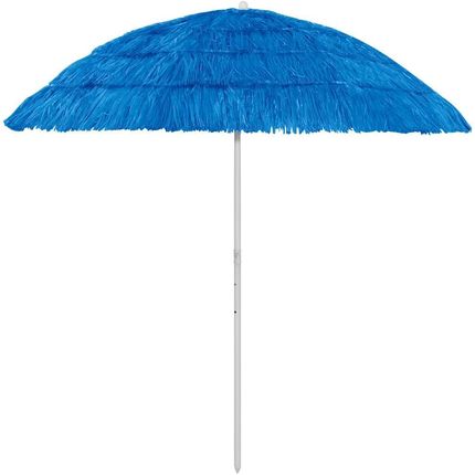 Vidaxl Parasol Plażowy W Hawajskim Stylu Niebieski 240cm 314695