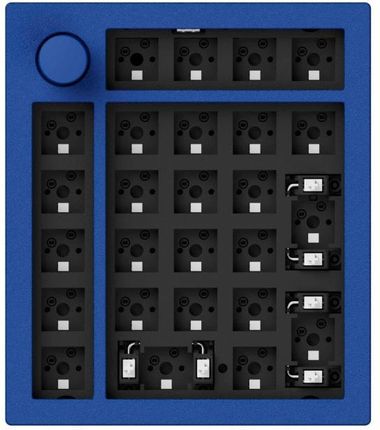 Keychron Q0+ Barebone Numeric Keypad (Blue Hot Swappable Aluminum Frame Rgb Knob) (Q0LB3)