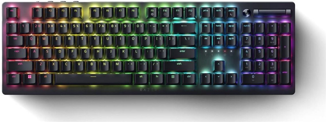 Klawiatura Razer DeathStalker V2 Pro Purple Switch US Czarna