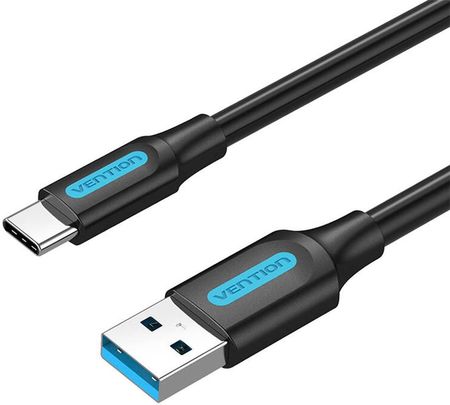 Vention USB 3.0 A do USB-C COZBF 1m czarny PVC (56540)