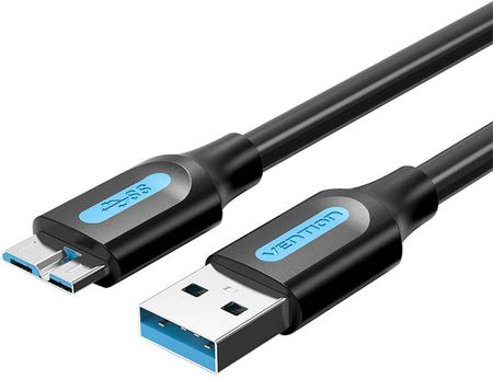 Vention USB 3.0 A męski do Micro-B męski COPBC 0,25m czarny PVC (56228)