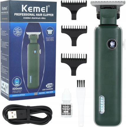Bezprzewodowa maszynka trymer do włosów brody Kemei Barber USB KM-5098