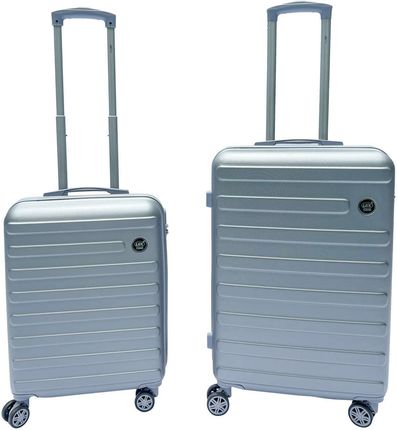 Linder Exclusiv Zestaw walizek podróżnych SC3001 Szary