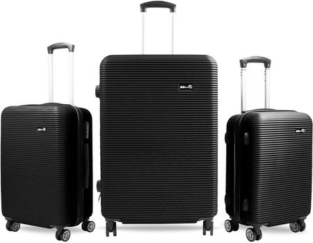 Aga Travel Zestaw walizek podróżnych MR4651 Czarny