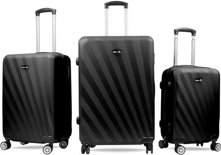 Aga Travel Zestaw walizek podróżnych MR4653 Czarny