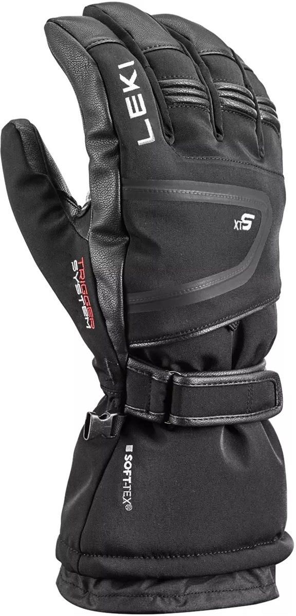 Sjezdové rukavice Leki Detect XT 3D Mitt 653841601 - black