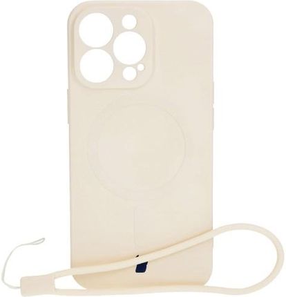 Bizon Etui Case Silicone Magnetic Do Apple Iphone 13 Pro Beżowe