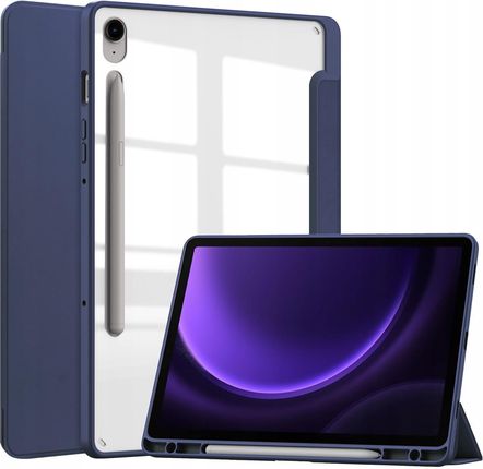 Bizon Etui Case Tab Clear Matt Do Samsung Galaxy Tab S9 Fe Granatowe