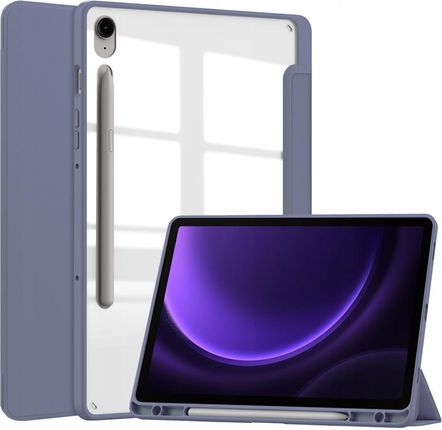 Bizon Etui Case Tab Clear Matt Do Samsung Galaxy Tab S9 Fe Lawendowe
