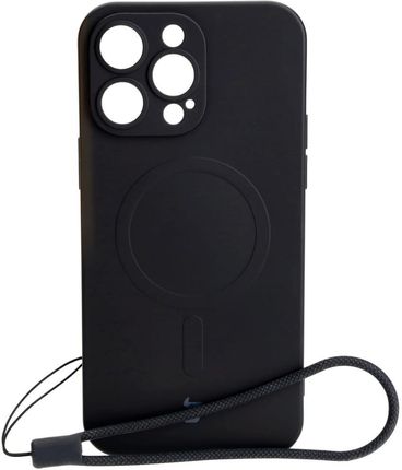 Bizon Etui Case Silicone Magnetic Do Apple Iphone 14 Pro Max Czarne