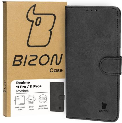 Bizon Etui Case Pocket Do Realme 11 Pro / 11 Pro + Czarne