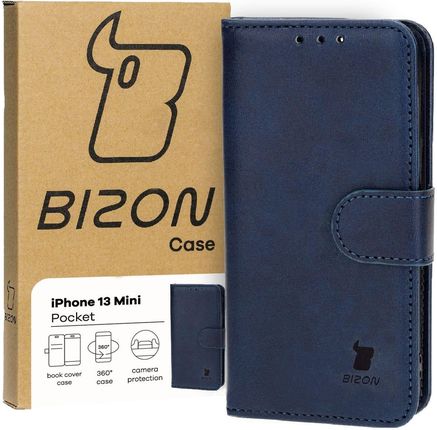 Bizon Etui Case Pocket Do Apple Iphone 13 Mini Granatowe