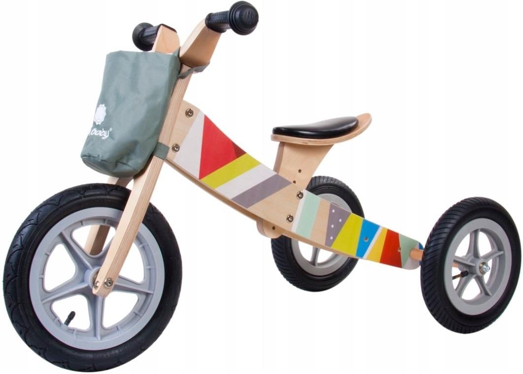 Sun Baby Rowerek Biegowy Twist Drewniany Rower 2W1 Czarny - Ceny i ...