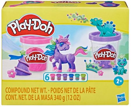 Hasbro Play-Doh 6-pak Błyszczących Kolorów F9932