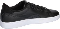 Zdjęcie Puma SMASH 3.0 L 39098702 czarno-białe skórzane - Buk