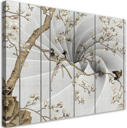 Feeby Obraz na płótnie Ptaki na drzewie magnolii 60x40
