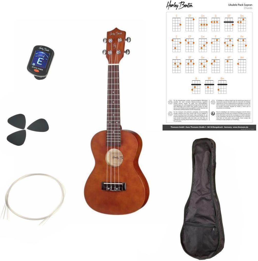Harley Benton Ukulele Pack Concert ukulele koncertowe , zestaw Ceny