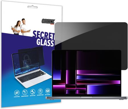 Grizzglass Sekretne szkło do Apple MacBook Pro 14" 2023 prywatyzujące Grizz SecretGlass (PR1124747244)