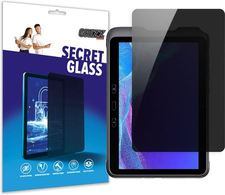 Grizzglass Sekretne szkło do Samsung Galaxy Tab Active4 Pro prywatyzujące Grizz SecretGlass (PR1124747298)