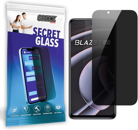 Grizzglass Sekretne szkło hybrydowe do Lava Blaze 2 5G prywatyzujące Grizz SecretGlass (PR1135980580)
