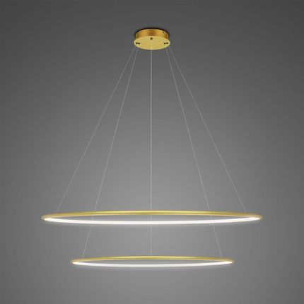 Altavola Design: Lampa Ledowe Okręgi No. 2 Złota Φ80 Cm In 3K 