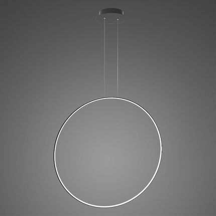 Altavola Design: Nowoczesna Lampa Ledowe Okręgi No.1 X Φ100Cm Czarna In 4K 