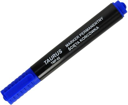Taurus Marker Permanentny 1.0-5.0Mm Niebieski Ścięty Tmp-02