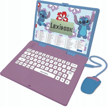 Lexibook Dwujęzyczny Laptop Edukacyjny Stitch Pol/Ang