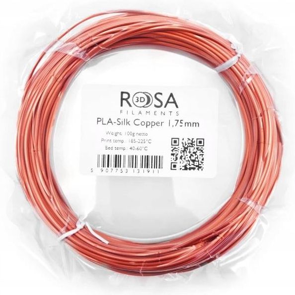 Rosa3D - PLA Silk - Bronze - 1,75 mm - 1 kg Refill avec RFID TigerTag main image 1
