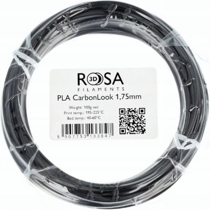 Rosa 3D Pla Carbonlook 1,75Mm 100G 